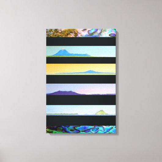 NEUSEELAND NORDINSELLANDSCHAFTEN LEINWANDDRUCK (Vorderseite)