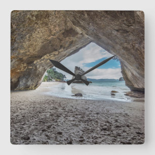 Neuseeland, North Island, Coromandel Halbinsel Quadratische Wanduhr