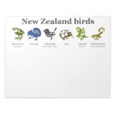 Neuseeland Notizblock (Vorderseite)