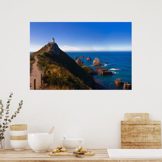 Neuseeland: Nugget Point Poster (Küche)
