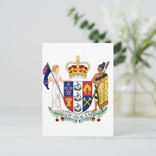 Neuseeland NZ Postkarte (Stehend Vorderseite)