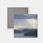 Neuseeland, Otago, Dunedin, Light Shafts überall Magnet (Vorderseite/Rückseite)