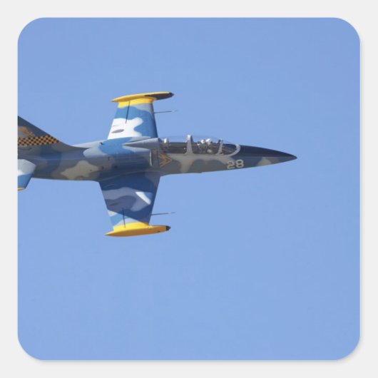 Neuseeland, Otago, Wanaka, Herden über 2 Quadratischer Aufkleber (Vorderseite)