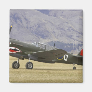 Neuseeland, Otago, Wanaka, Warbirds Over 5 Magnet