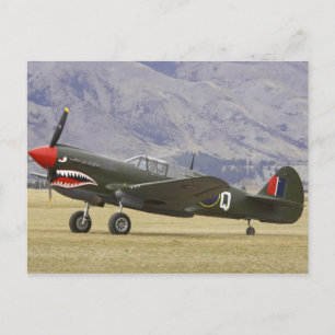 Neuseeland, Otago, Wanaka, Warbirds Over 5 Postkarte