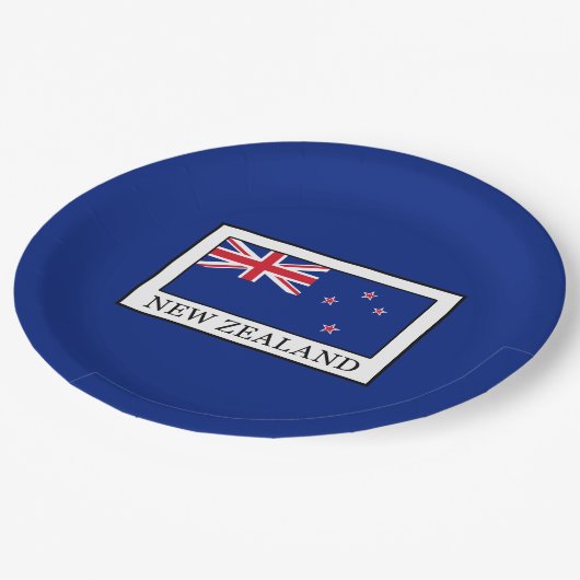 Neuseeland Pappteller (Schrägansicht)