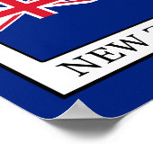 Neuseeland Poster (Ecke)