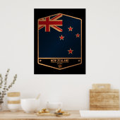 Neuseeland Poster (Küche)
