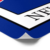 Neuseeland Poster (Ecke)