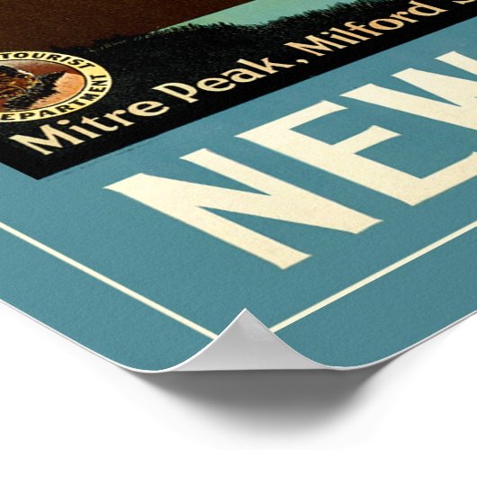 Neuseeland Poster (Ecke)