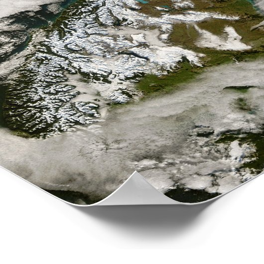 Neuseeland Poster (Ecke)