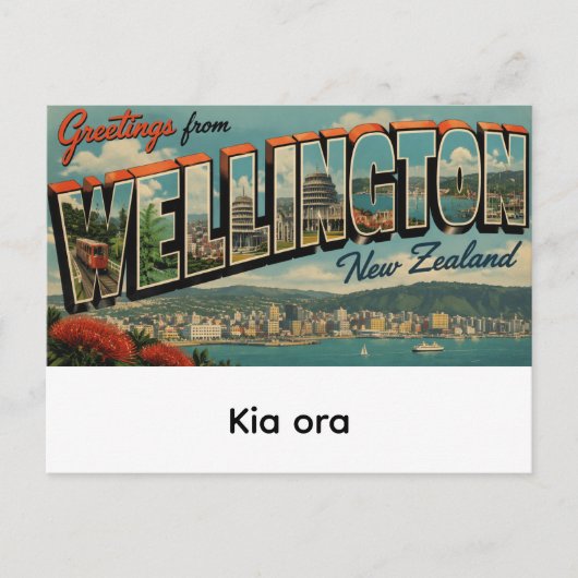 Neuseeland Postkarte (Vorderseite)