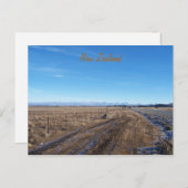 Neuseeland Postkarte (Vorne/Hinten)
