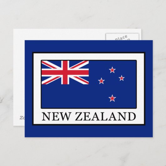 Neuseeland Postkarte (Vorne/Hinten)