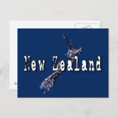 Neuseeland Postkarte (Vorne/Hinten)