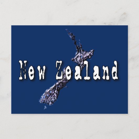 Neuseeland Postkarte (Vorderseite)