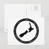 Neuseeland Postkarte (Vorne/Hinten)