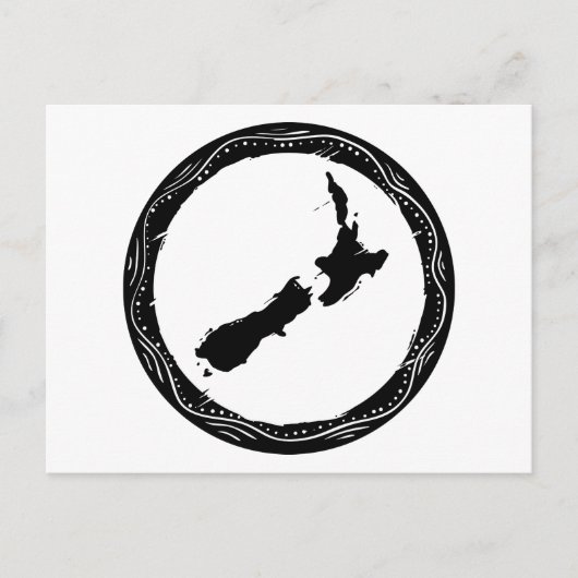 Neuseeland Postkarte (Vorderseite)