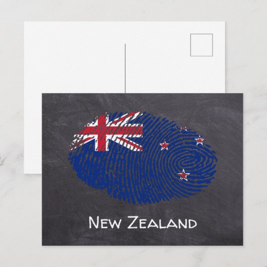 Neuseeland Postkarte (Vorne/Hinten)