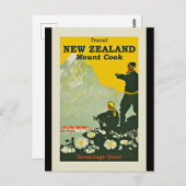 Neuseeland Postkarte (Vorne/Hinten)