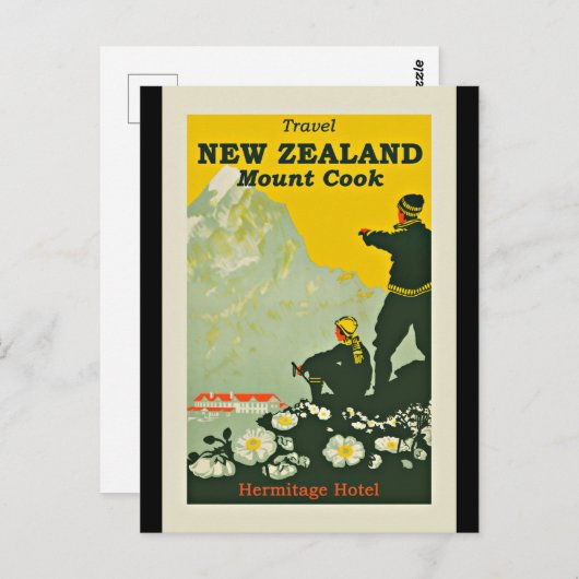 Neuseeland Postkarte (Vorne/Hinten)