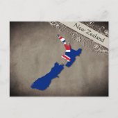 Neuseeland Postkarte (Vorderseite)