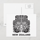 Neuseeland Postkarte (Vorne/Hinten)
