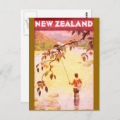 Neuseeland Postkarte (Vorne/Hinten)