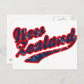 Neuseeland Postkarte (Vorne/Hinten)