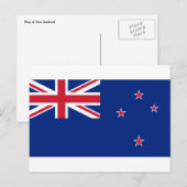 Neuseeland Postkarte (Vorne/Hinten)