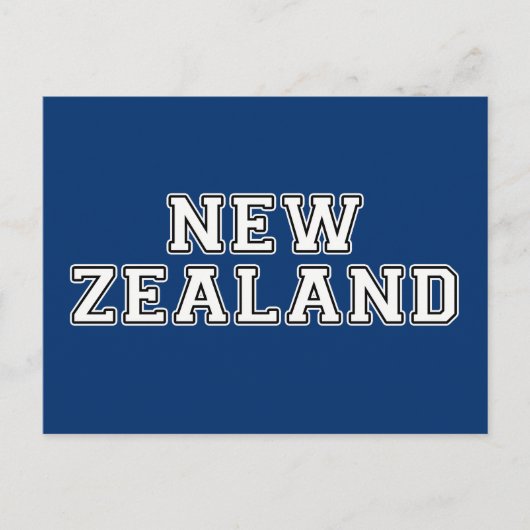 Neuseeland Postkarte (Vorderseite)