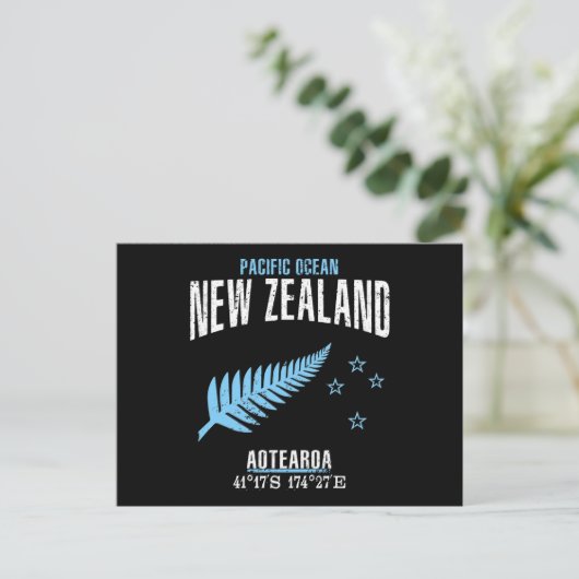 Neuseeland Postkarte (Stehend Vorderseite)