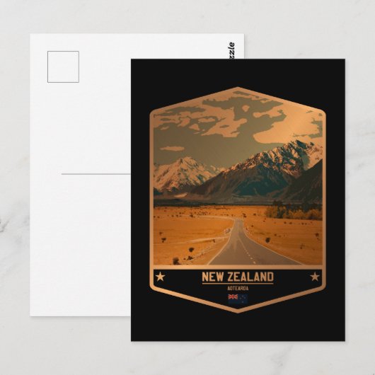 Neuseeland Postkarte (Vorne/Hinten)