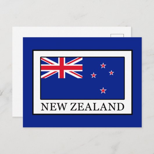 Neuseeland Postkarte (Vorne/Hinten)
