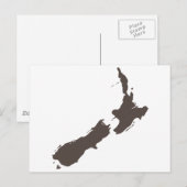 Neuseeland Postkarte (Vorne/Hinten)