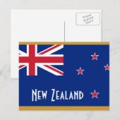 Neuseeland Postkarte (Vorne/Hinten)