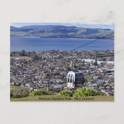 Neuseeland-Postkarte - Rotorua Postkarte (Vorderseite)