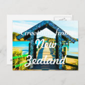 NEUSEELAND - Postkarten (Vorne/Hinten)