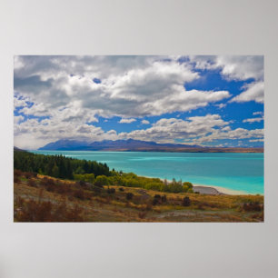Neuseeland: Pukaki Poster
