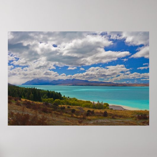 Neuseeland: Pukaki Poster (Vorne)