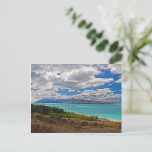 Neuseeland: Pukaki Postkarte (Stehend Vorderseite)