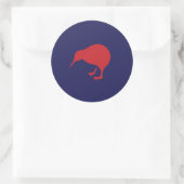Neuseeland RAF Kiwi Roundel Blue Runder Aufkleber (Tasche)