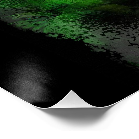 Neuseeland Rainforest Poster (Ecke)