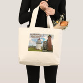 Neuseeland Range Lights, Massachusetts Tote Bag Jumbo Stoffbeutel (Vorderseite (Produkt))