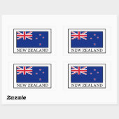 Neuseeland Rechteckiger Aufkleber (Blatt)