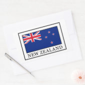 Neuseeland Rechteckiger Aufkleber (Umschlag)