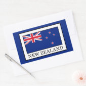 Neuseeland Rechteckiger Aufkleber (Umschlag)