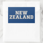 Neuseeland Rechteckiger Aufkleber (Tasche)