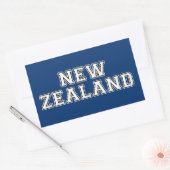 Neuseeland Rechteckiger Aufkleber (Umschlag)