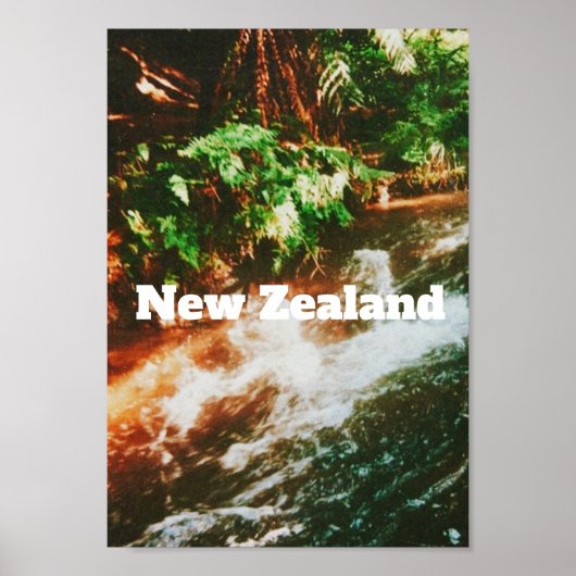 Neuseeland Reise Druck Poster (Vorne)
